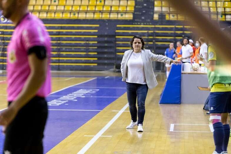 Cristina Gimeno, entrenadora del Teldeportivo / TA